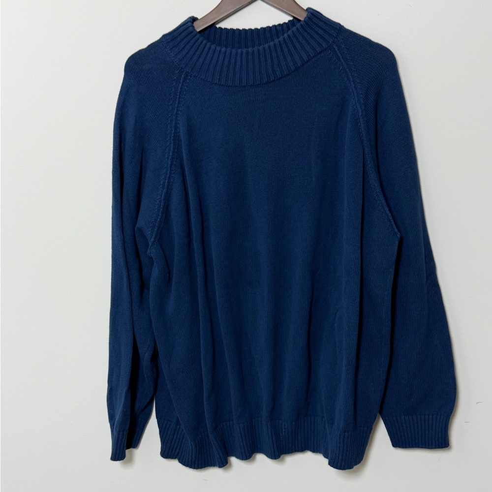 Jeanne Pierre Woman Ribbed Mock Neck Sweater